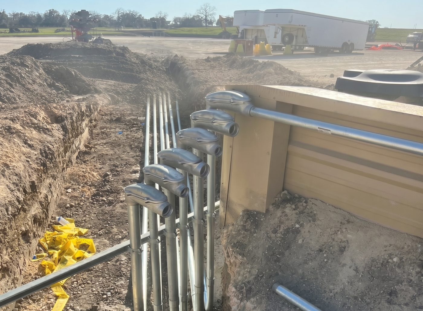 Conduit trench